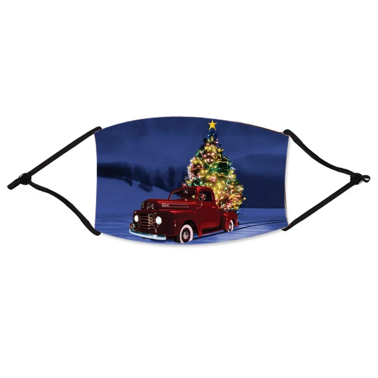 1 шт. маска для взрослых многоразовые смываемая Рождественский Снеговик