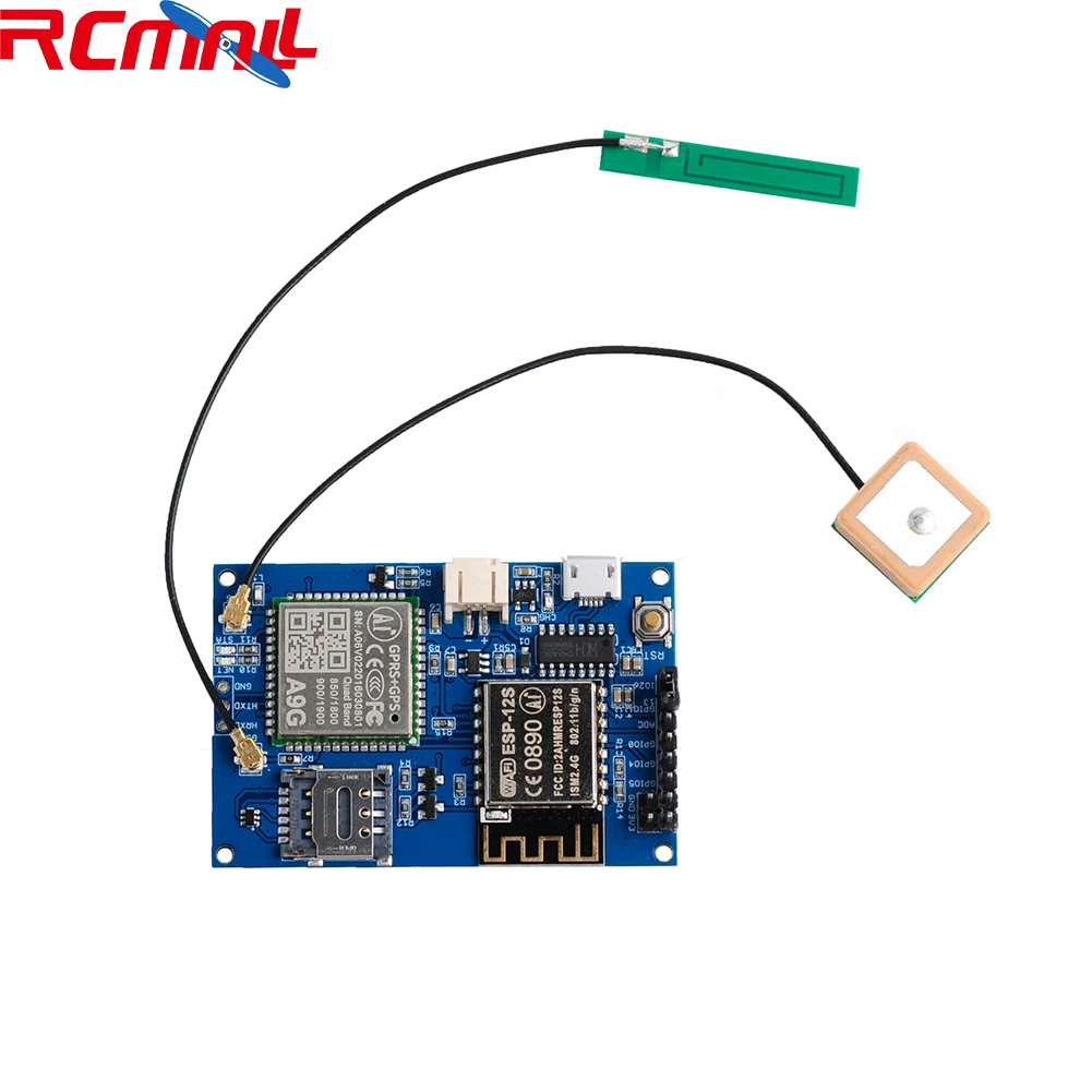 Модуль Wi Fi ESP8266 ESP 12S A9G GSM GPRS + GPS модуль IOT Knot V1.0 макетная плата с активной антенной