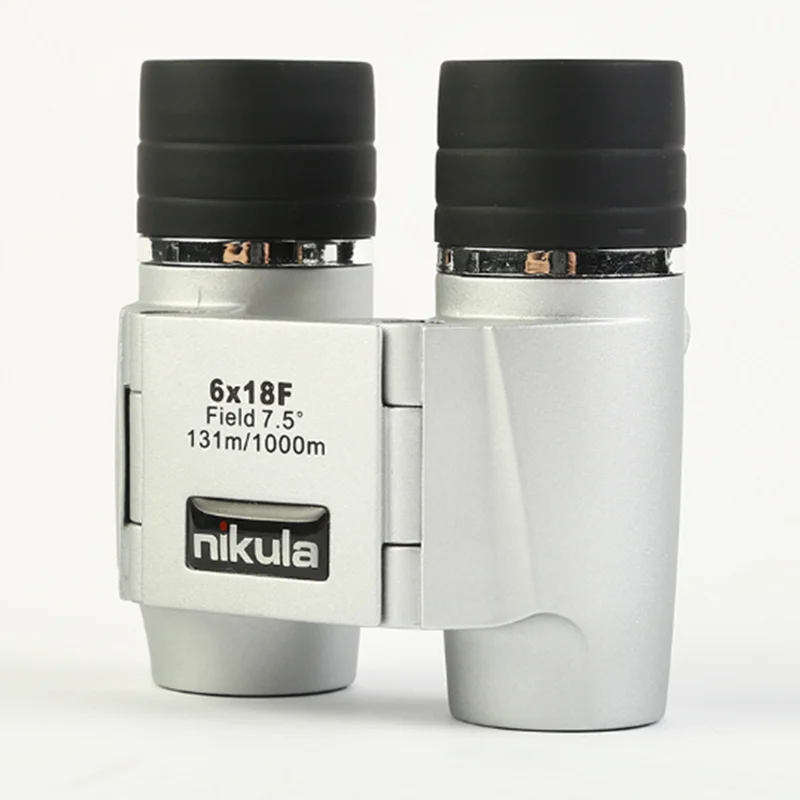 Бинокль 6x18 с автофокусом портативный для использования на природе очками