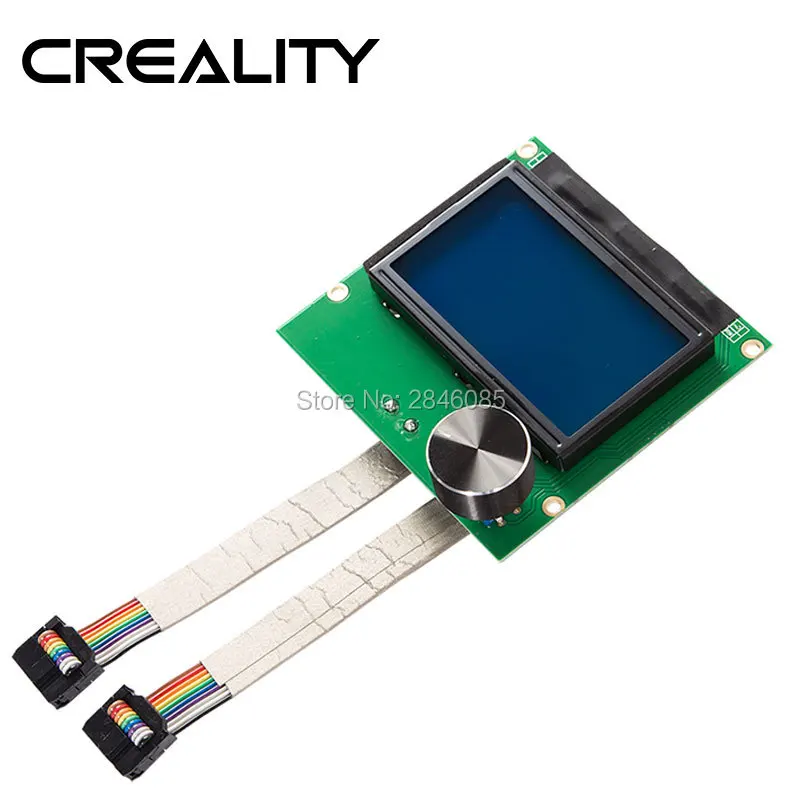 

CREALITY 3D Printer Parts Controller RAMPS 1.4 LCD 12864 Control Panel Blue Screen+Cable For CR-10S 3D Printer