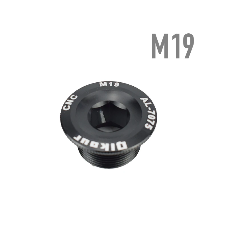 M19 black 1 шт. зубная пластина крышка шатуна кривошипная крышка M20 M18 M19 M15 MTB шатун для велосипеда алюминиевый BMX дорожный велосипедный фитинг 4 цвета - Цвет: M19 black