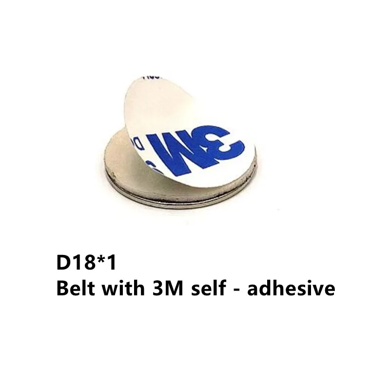 

Дисковый магнит, 10 шт.-15 шт./лот, 18 х1 ремень с самоклеящейся лентой 3M N35, магнит для белой доски на холодильник, 18x1, диаметр 18x1, неодимовый магни...