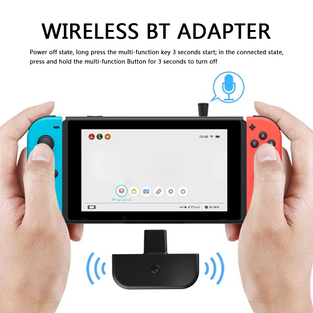 

Durable Bluetooth-compatible Audio Transmitter USB C Wireless Adapter Household Computer Accessories for Nintendo Switch / Lite