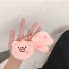 1 шт., плюшевая мини-брошь в виде головы свиньи