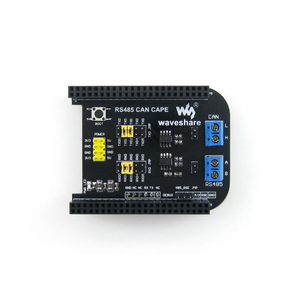ShenzhenMaker Waveshare RS485 CAN CAPE BB Black BeagleBone характеристики и интерфейсы s DEBUG|Детали
