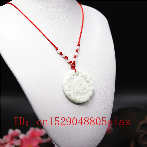 Ожерелье с подвеской в виде дракона из натурального белого фарфора