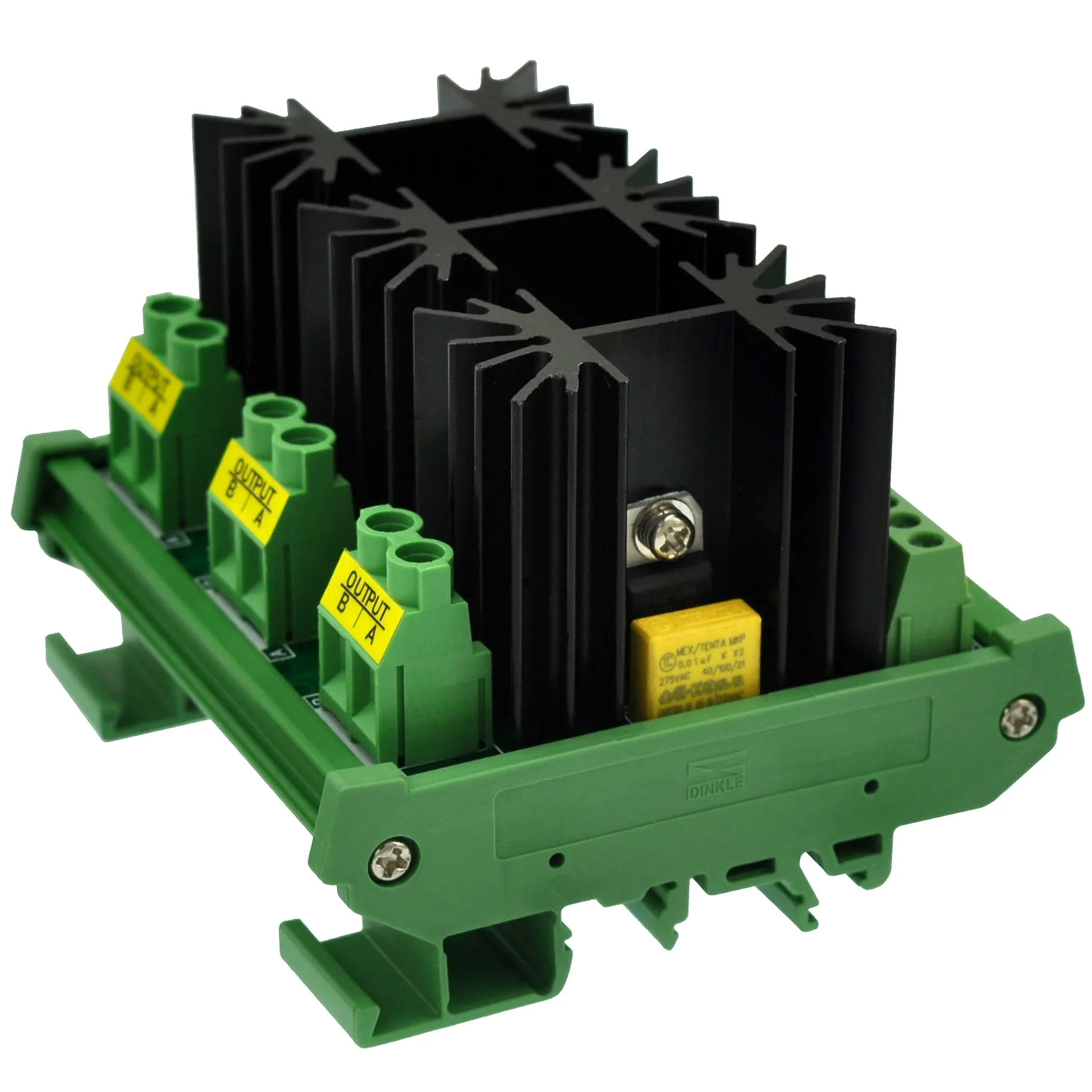 CZH-LABS DIN рейка крепление 12 ампер твердотельные реле SSR модуль в 4 ~ 32VDC 100 240VAC. (3
