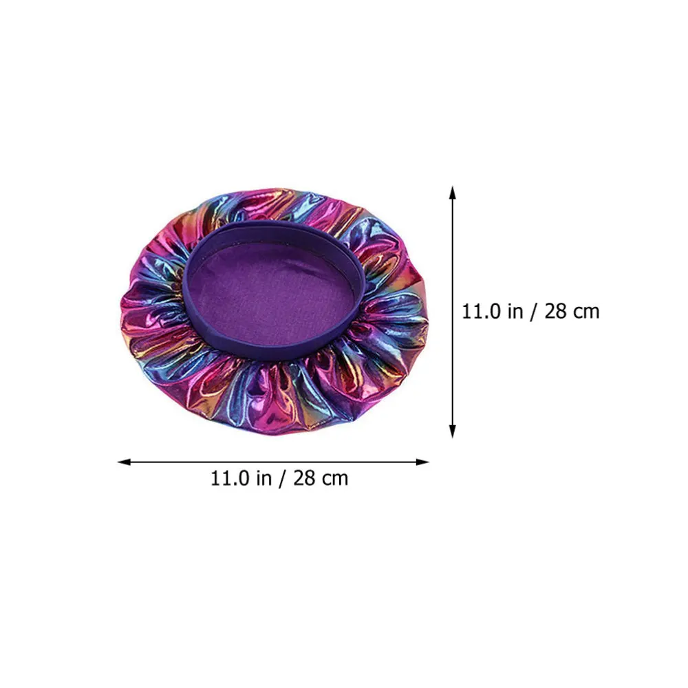 

6pcs Kids Colorful Hair Bonnet Sleeping Cap Silk Night Hat for Toddler Baby