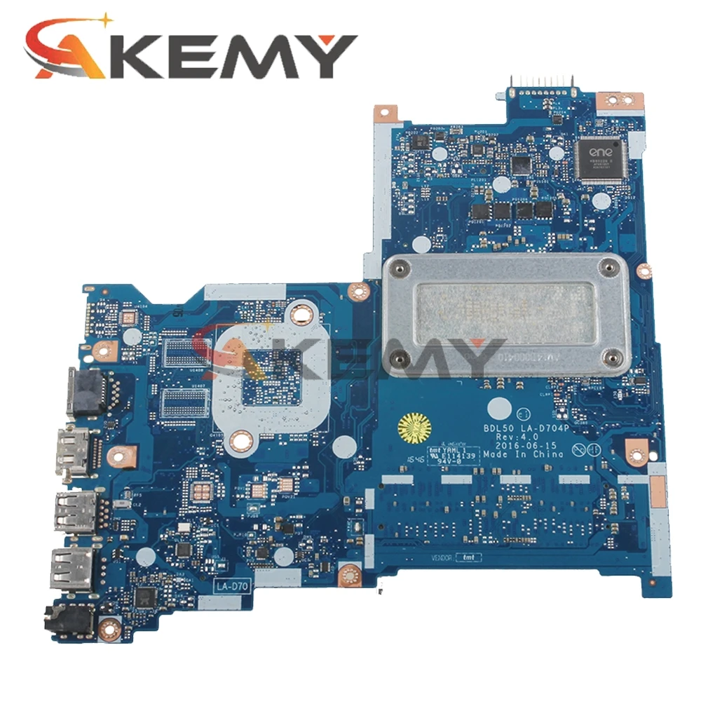 Для HP 15-AY 15-AC 250 G5 BDL50 LA-D704P материнская плата для ноутбука Процессор I3 6100U DDR4 1854939-601 de