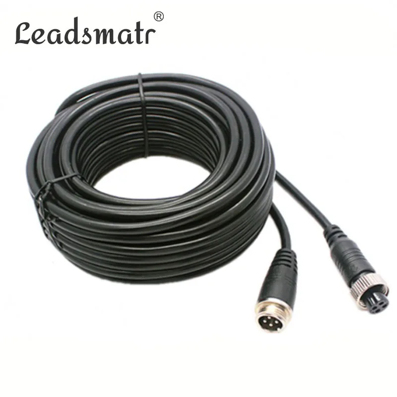 4 контактный удлинитель видеокабеля для грузовика автобуса автомобиля монитора