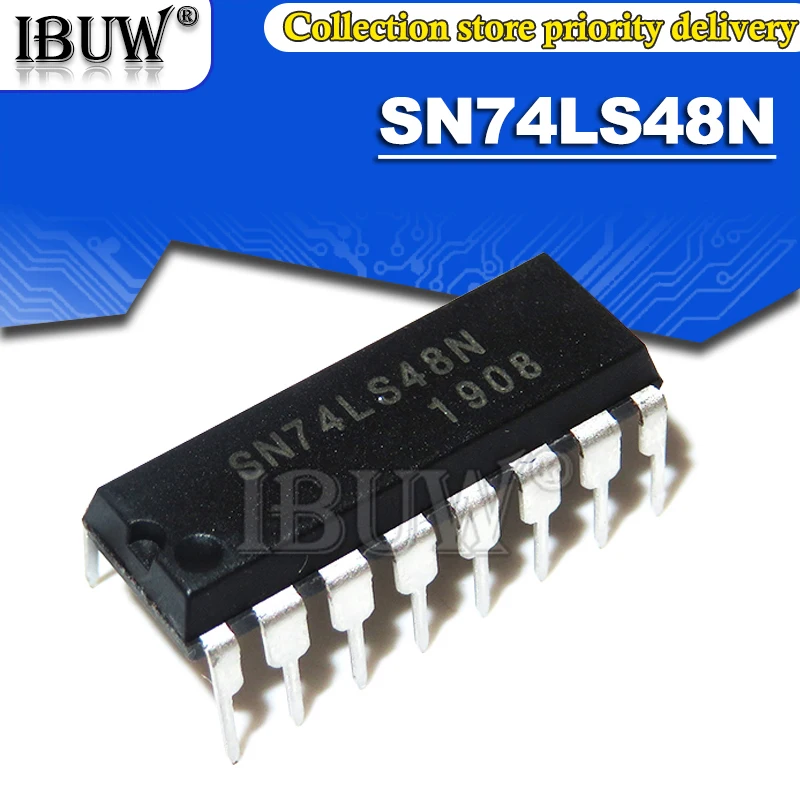 

100 шт. SN74LS48N DIP16 SN74LS48 74LS48N 74LS48 DIP интегрированный IC