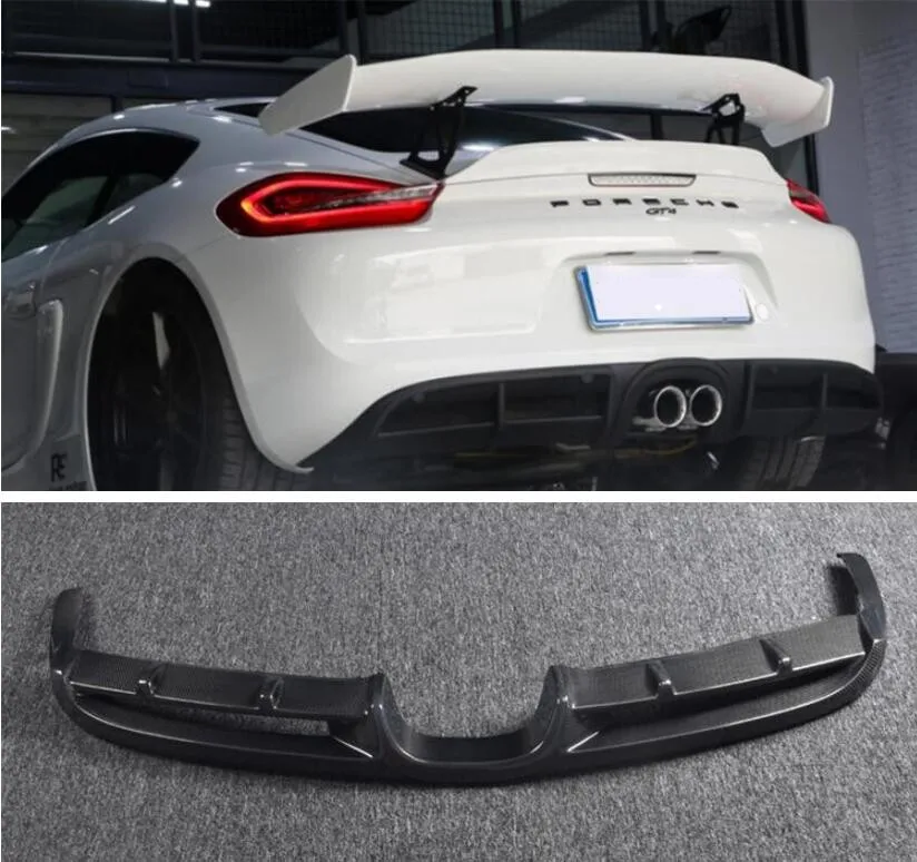 Высококачественный спойлер для заднего бампера из углеродного волокна крышка