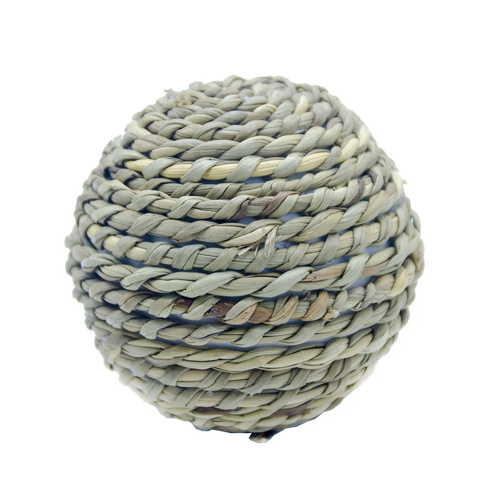 Помпон для домашних животных шарик воды трава помпон кролик игрушка ног попугай