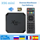 ТВ-приставка X96 Mini, Android 9,0, Amlogic S905W, 2 + 16 ГБ, 2,4 ГГц, Wi-Fi, Google 1080p, HD, 4K