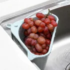 Овощные дуршлаг для фруктов корзина присоска держатель губки стеллаж для хранения фильтр для раковины для кухни треугольная Раковина фильтр для слива