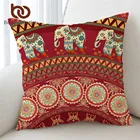 BeddingOutlet Мандала со слоном, наволочка-мессенджер, чехол для дивана, домашний декор, 45 см x 45 см 70 см x 70 см