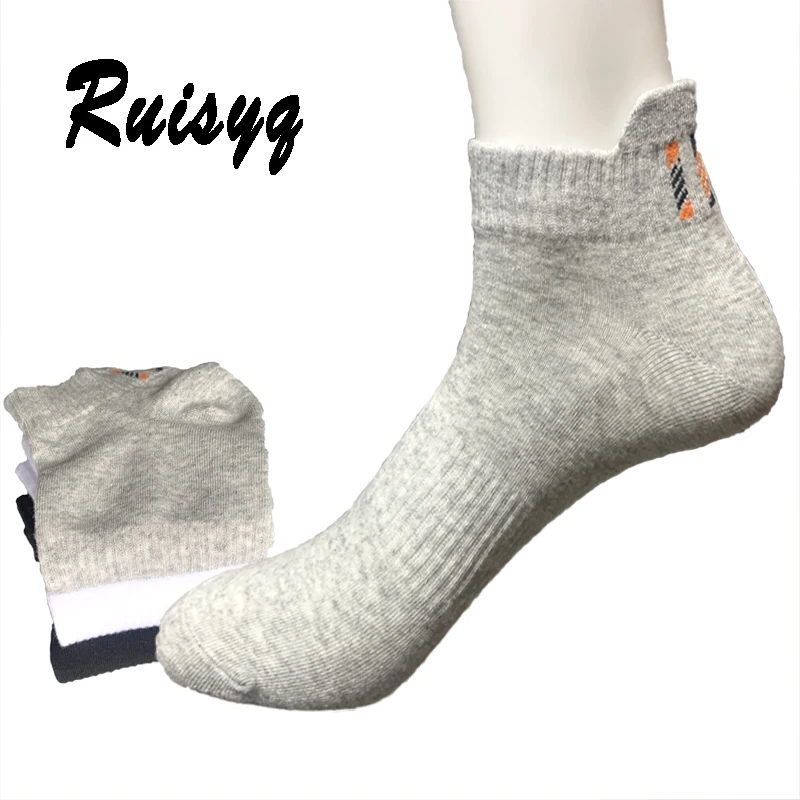 

5pairs Cotton Man Short Socks Fashion Breathable Men Ankle Socks Comfortable Solid Color Casual Socks Male Street Fashions38-44