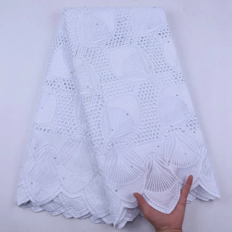 Дизайнерская Белая швейцарская вуаль из чистого хлопка кружево в Швейцарии