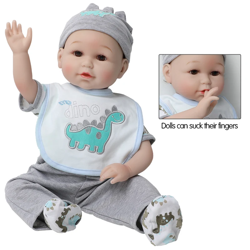 Куклы bebe Reborn 56 см милые мягкие реалистичные силиконовые куклы ручной работы для