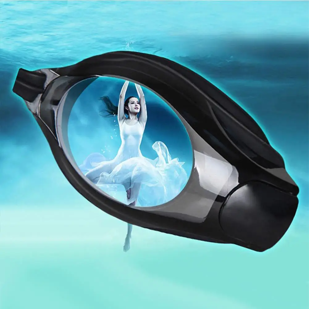 

Professional Silicone Myopia Swimming Goggles Unisex And UV Anti-Fog Swimming Earplugs Glasses With Clips Nose G7R2