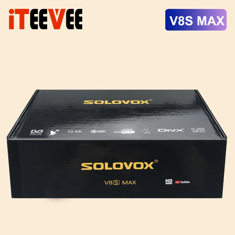 Оригинальный спутниковый ресивер solovox V8S max 10 шт. цифровой бесплатная доставка PVR