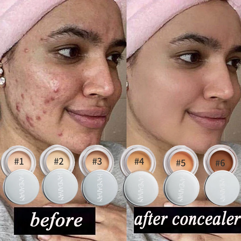 

Full Cover Concealer Cream Makeup Base Long Lasting Concealer Foundation Base Lasting Oil Control Cream Concealer