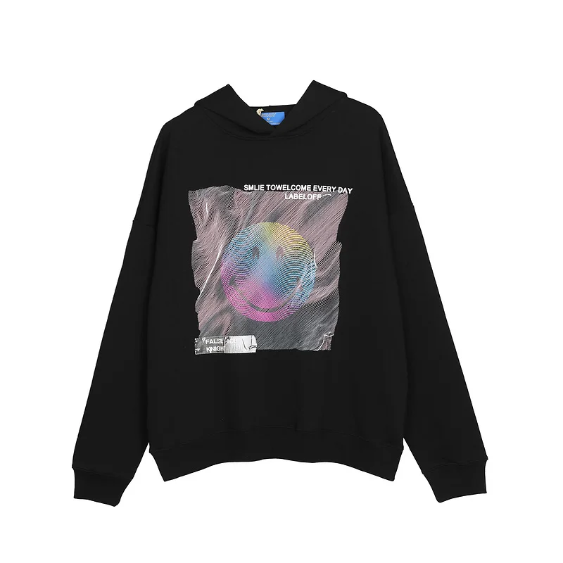 

2020 Psychedelic Smiling Face Printing Hoodie Women Men Hoodies Sweatshirts Hiphop Streetwear Men Casual Hoodie Pullover