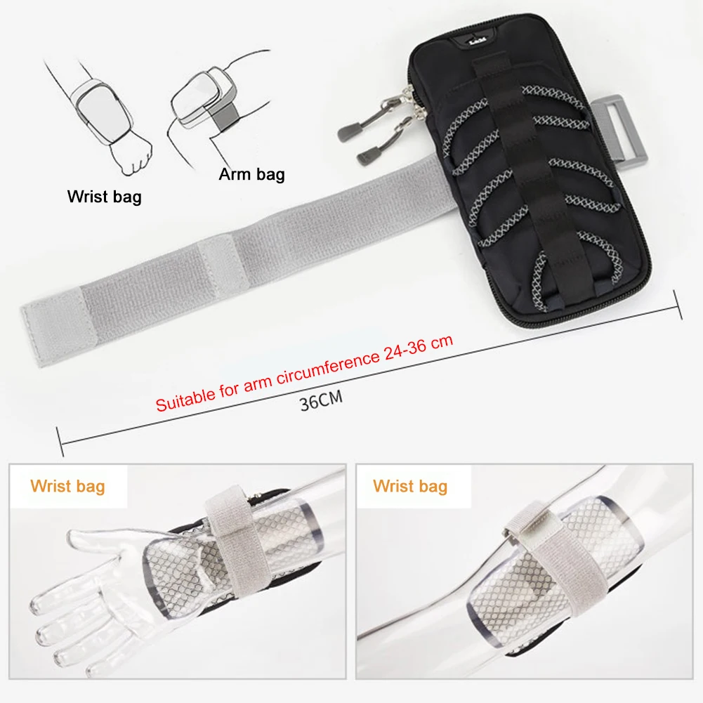 

Waterproof Sports Armband Sports Arm Bag Phone Case For IPhone Pro Max For Samsung Universal Sport Phone Case Arm Band Running