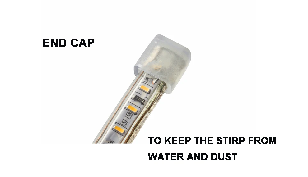 Открытый и закрытый Светодиодные ленты 220 V 3014 SMD 120 светодиодов/m свет веревочки дома праздник Рождество освещения 1 м 2 м 5 M 10 м 15 м 20 м 25 м