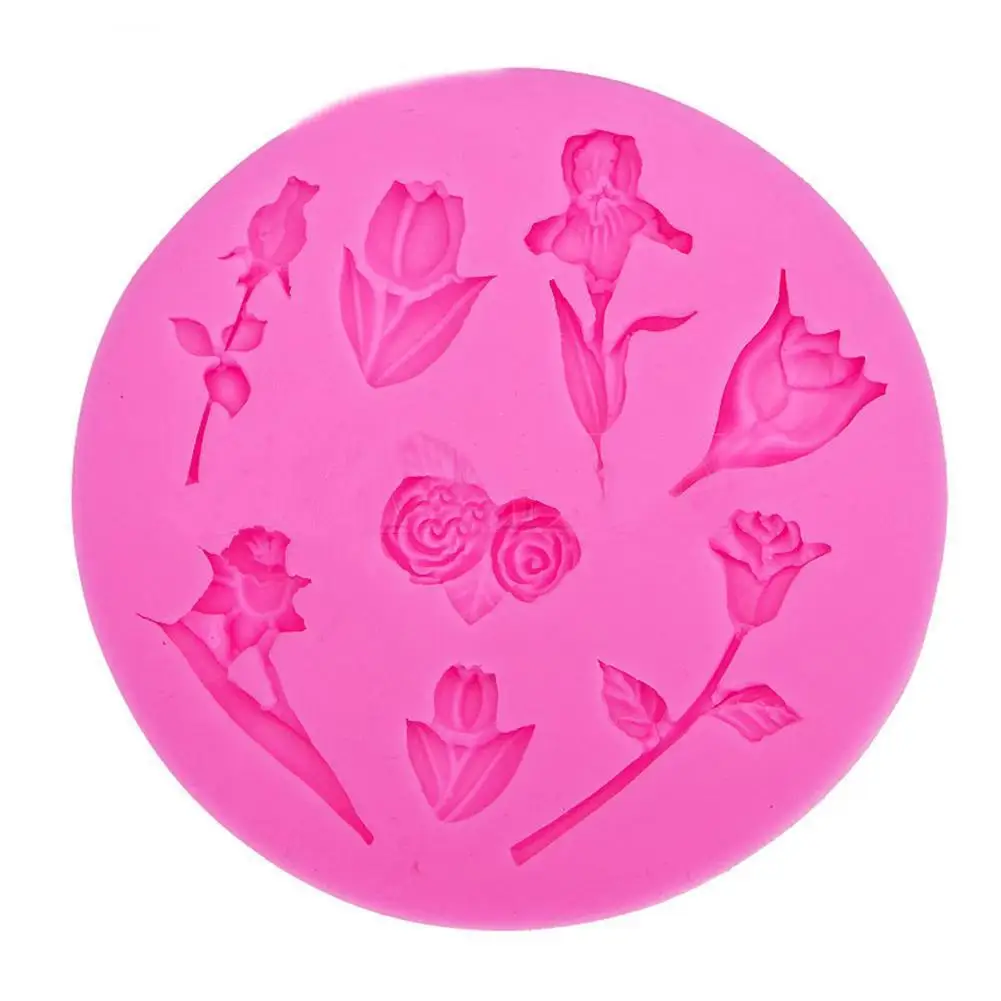 

DIY Sugarcraft Leaves Silicone Mold Candy Polymer Clay Flower Making Rose Cake Mold Decorationg Tool GumPaste Leaf Mould Fo Z5E0