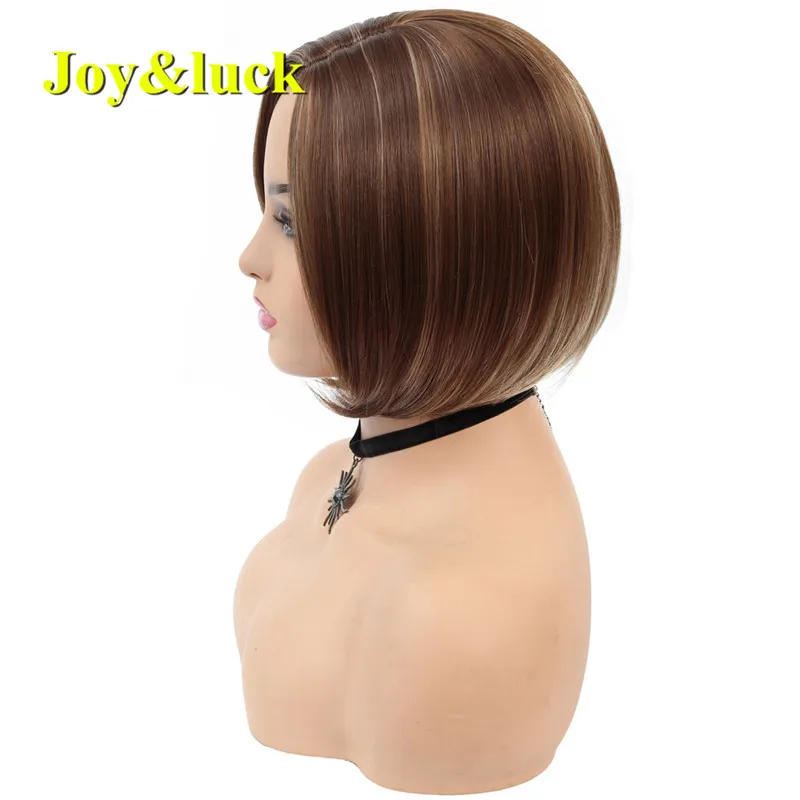 Женский короткий парик Joy & luck прямые синтетические парики с эффектом омбре