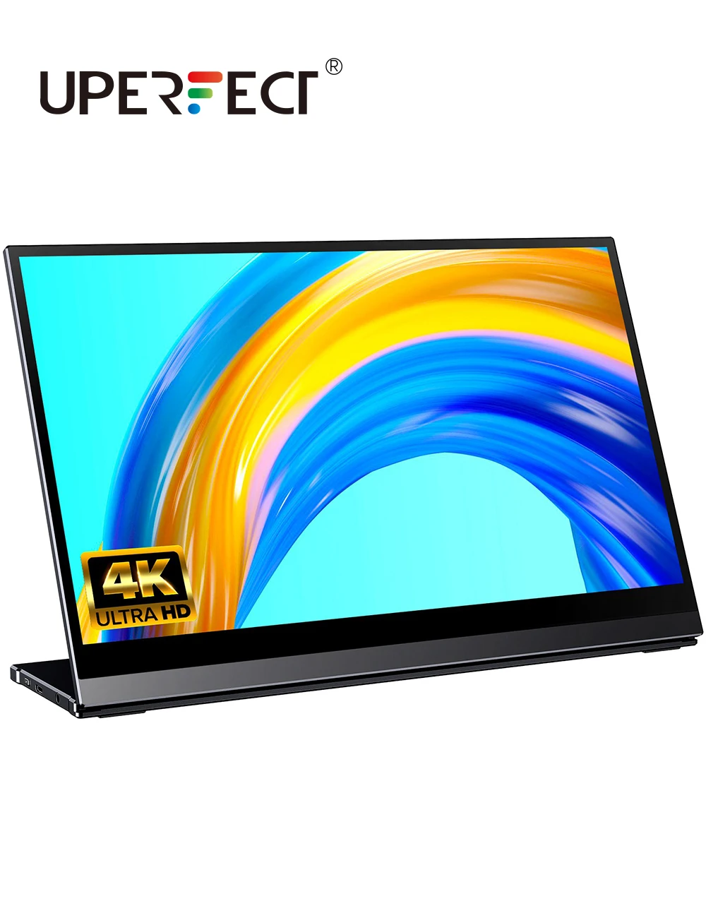 

Портативный монитор UPERFECT 14 дюймов с гравитационным датчиком, 10-точечный емкостный сенсорный экран 4K UHD, игровой второй дисплей для XBOX Switch
