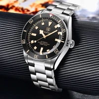 benyar men mechanical wristwatches top brand men watches automatic clock waterproof stainless steel watch relojes para hombre