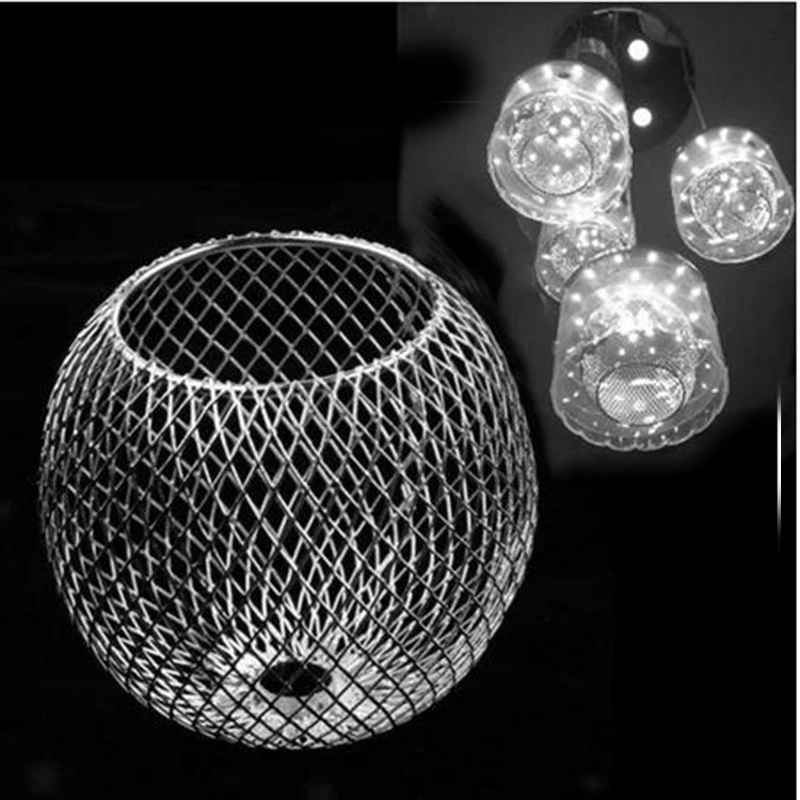 Новинка 2020 креативная металлическая люстра с абажуром Потолочный подвесной