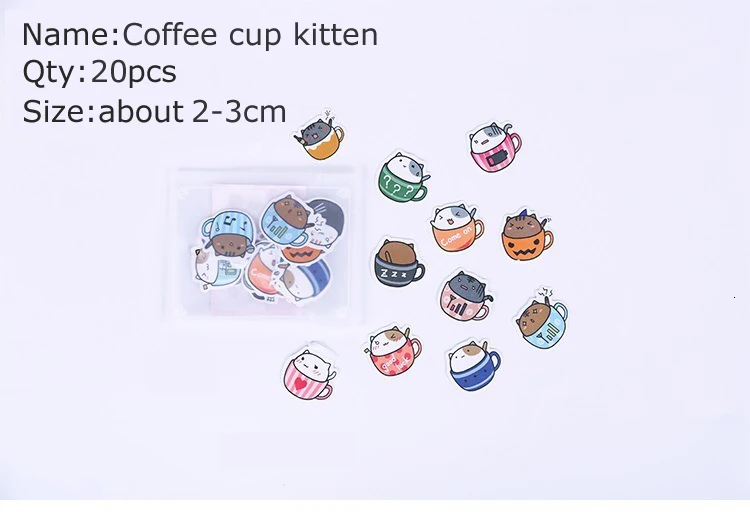 Kawaii мультяшная наклейка s животные моделирование милый стикер сумка DIY Пуля аксессуары для журналов украшения школьные канцелярские принадлежности