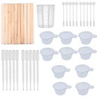 1 Набор инструментов для изготовления ювелирных изделий, мерная чашка, Стик для размешивания, аксессуары для рукоделия, набор силиконовых инструментов ручной работы