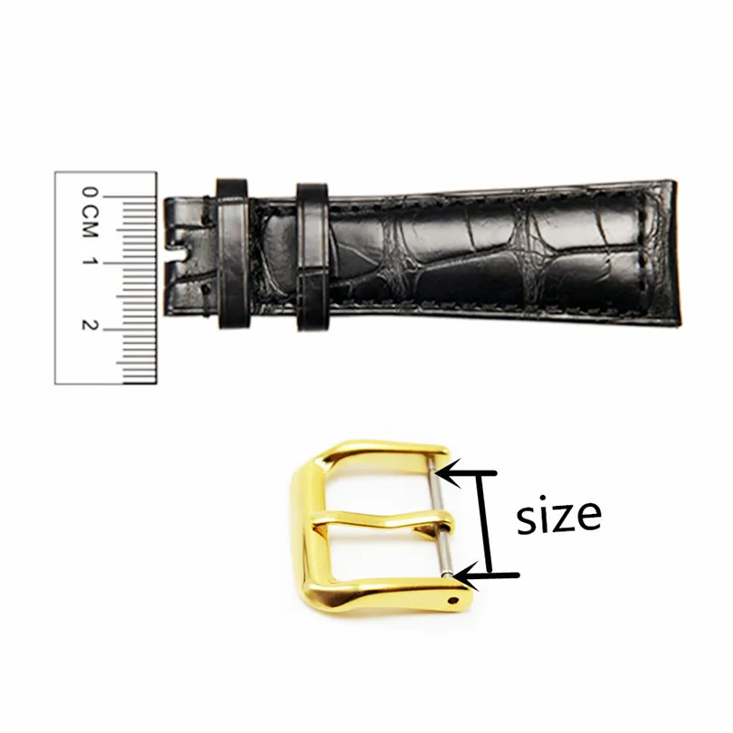 Новинка Пряжка ремешка для часов из нержавеющей стали детали полированной