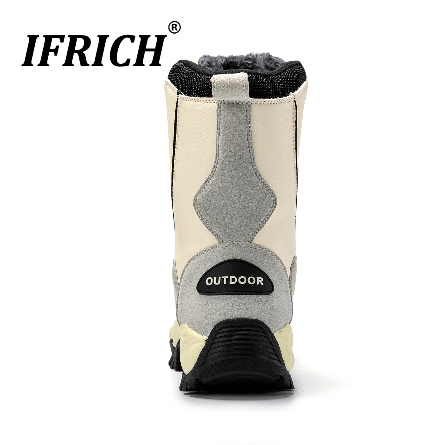 Зимние теплые походные ботинки женские высокие сапоги охотничьи зимние кожаная