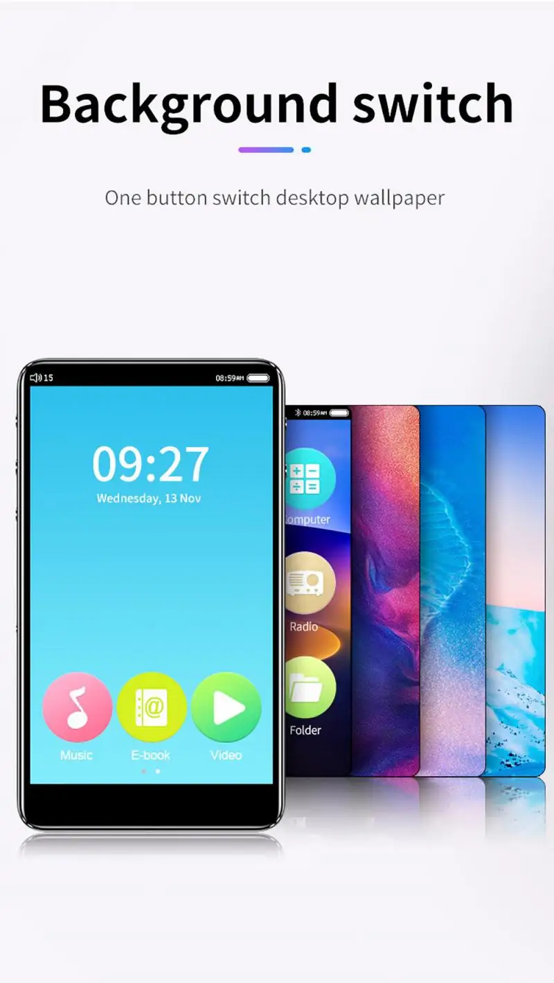 Полноэкранный MP3 MP4 словарь IQQ Студенческая версия тонкий сенсорный экран