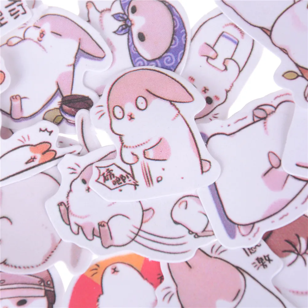 40 шт./лот Новинка Kawaii Chubby Rabbit серия стикер для домашних животных Пакет деко