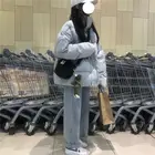 Новинка 2021, женская короткая куртка, зимние толстые пальто с хлопковой подкладкой и воротником-стойкой, женские свободные парки-пуховики, женская модель