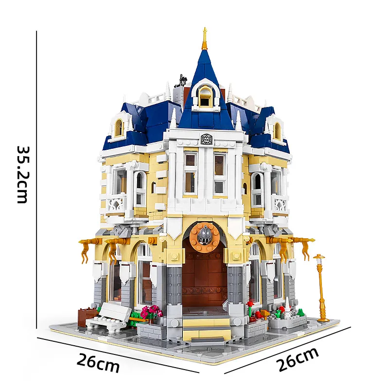 

Mould King 11005 The Dreamland Costume Shop with Light Architecture Building Blocks City Model Toys for Kids Educational Gifts