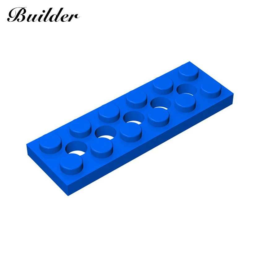 Конструктор Little Builder 32001 MOC Technology Plate 2x6 с 5 отверстиями 10 деталей сборные детали