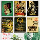 Ретро плакат из классического фильма мякотьУбить БиллаКрестный отец плакат ВИНТАЖНЫЙ ПЛАКАТ из крафт-бумаги для бара офиса и домашнего декора