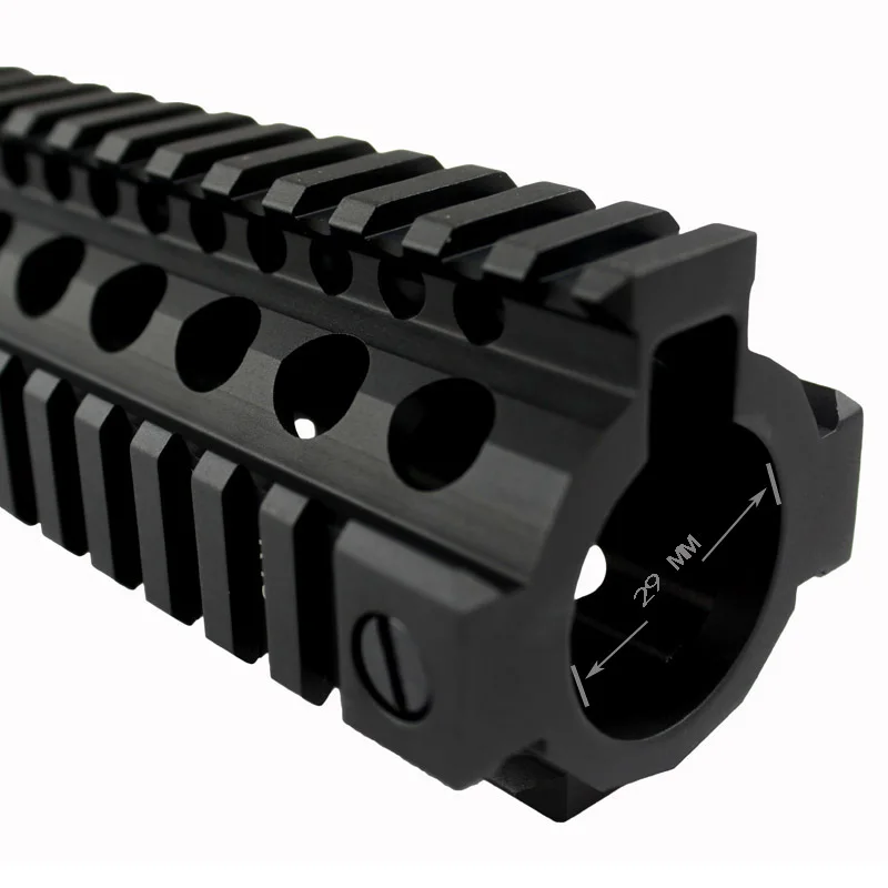 Сплит Тип 7 5 дюймов Пикатинни рельс алюминий Handguard Rail System BK/CB для страйкбола AEG