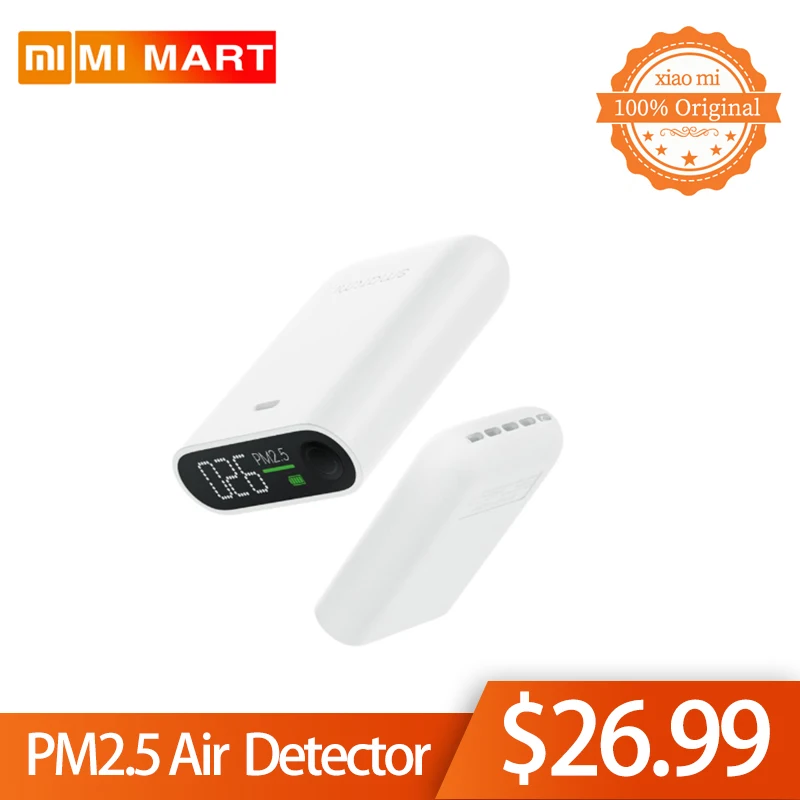 Xiao mi PM2.5 детектор воздуха портативный PM 2 5 ni чувствительный jia умный монитор
