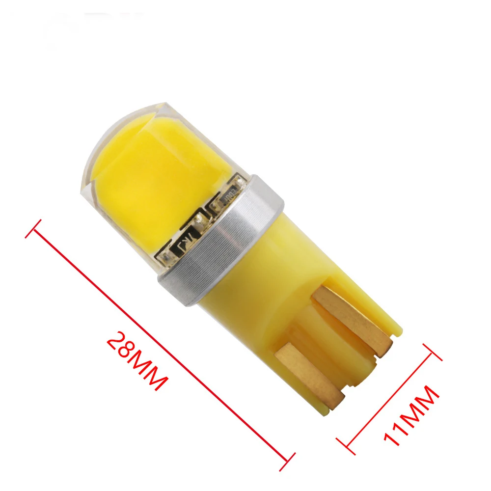 Волшебная ColorM 10 шт. Авто T10 W5W 18SMD светодиодный небольшой лампы COB силиконовая