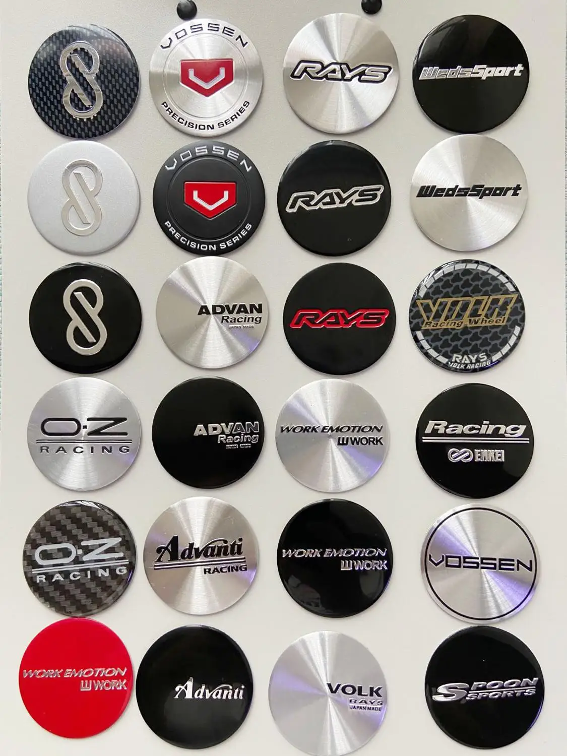 4 шт./лот 45 мм Автомобильная колесная Центральная Крышка эмблема наклейка для VOSSEN