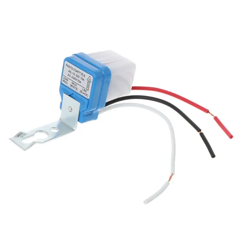 Автоматический выключатель уличного света на день выключения 10А датчик ночного