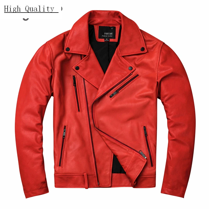 Модная куртка из натуральной кожи мужская одежда 2020 уличная Мужская осенняя